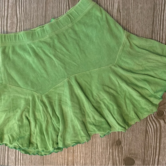3 for $12 Juniors vintage green skirt with shorts size 10/12 - Picture 3 of 4